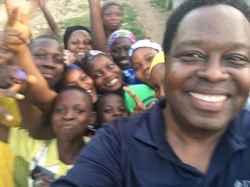 African kids at Bible training camp